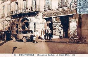 1911- Philippeville - Messageries Hachette et Grand-Hotel - 1931